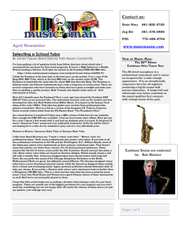 MMI Newsletter April 2016