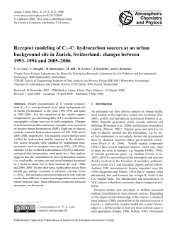 Receptor modeling of C2–C7 hydrocarbon sources at an urban