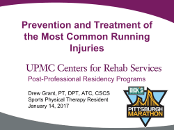 Prevention and Treatment of the Most Common Running Injuries