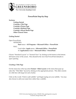 PowerPoint Step-by-Step