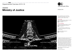 Ministry of Justice - National Audit Office