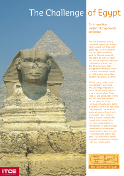 Challenge of Egypt Game