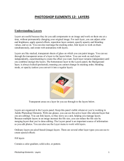 PHOTOSHOP ELEMENTS 12: LAYERS