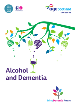 Alcohol and Dementia - Drink Wise Age Well