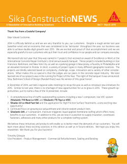 Sika ConstructioNEWS