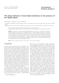The phase behavior of mixed lipid membranes in the presence of