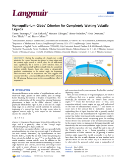 Nonequilibrium Gibbs` Criterion for Completely Wetting Volatile