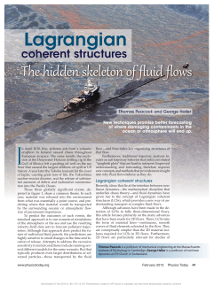 Lagrangian coherent structures