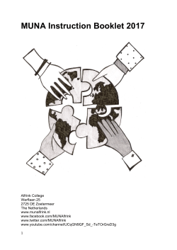MUNA Instruction Booklet 2017