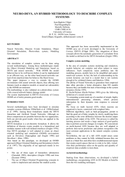 neuro-devs, an hybrid methodology to describe complex systems