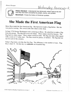 She Made theFirst American Flag