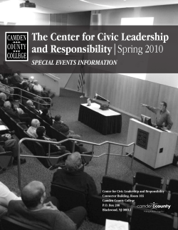 The Center for Civic Leadership and Responsibility