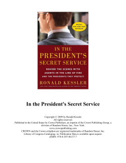 In the President`s Secret Service