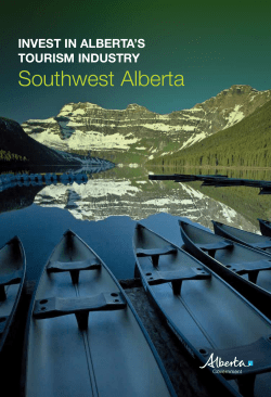 Southwest Alberta - Alberta Culture and Tourism