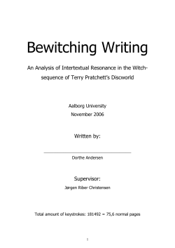 Bewitching Writing - The L