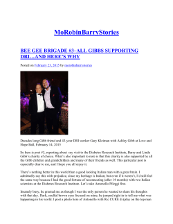 MoRobinBarryStories - Diabetes Research Institute