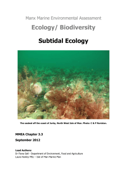 Subtidal Ecology_v7 - Isle of Man Government
