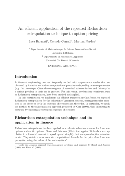 An efficient application of the repeated Richardson
