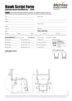 script. - Melrose Wheelchairs