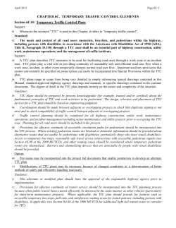 CHAPTER 6C. TEMPORARY TRAFFIC CONTROL ELEMENTS