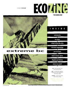 extreme bc - Ministry of Forests, Lands and Natural Resource