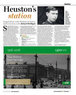 Dogged defence of the Mendicity Institution lead to execution, writes