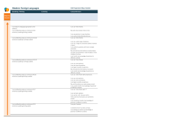 Modern Foreign Languages