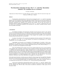 The dissociative ionization of C2H2. The C , C2 and CH2