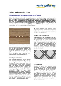 Light &ndash; undistorted and fast - vario