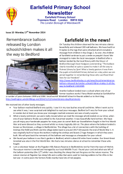 Issue 10 - Earlsfield Primary School
