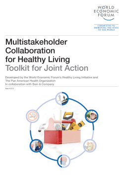 Multistakeholder Collaboration for Healthy Living Toolkit for