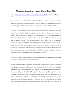 Chinese American Hero: Moon Fun Chin