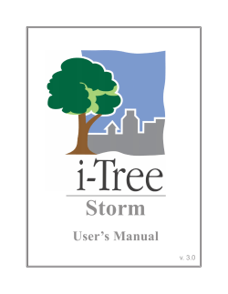i-Tree Storm