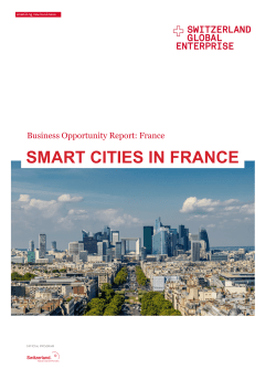smart cities in france - Switzerland Global Enterprise