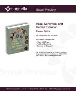 Sneak Preview - Cognella Titles Store