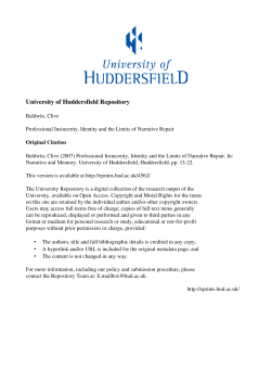 - University of Huddersfield Repository