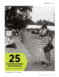 South African Artists You Should Know