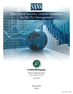 New Critical Security Controls Guidelines
