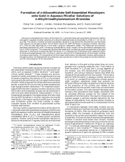 Formation of n-Alkanethiolate Self