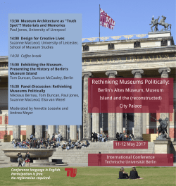 Rethinking Museums Politically: