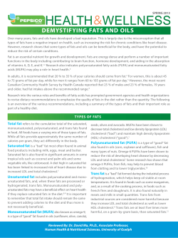demystifying fats and oils