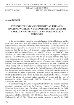 FEMININITY AND MASCULINITY AS THE AXIS MAGICAL WORLDS