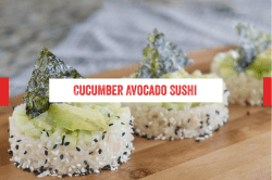 Cucumber Avocado Sushi
