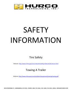 NHTSA Tire Safety Manual