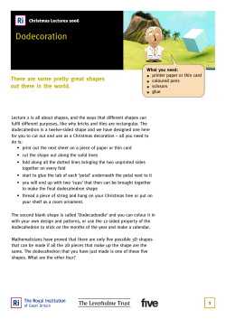 Dodecoration (PDF Document 412KB