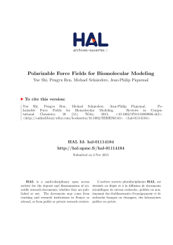 Polarizable Force Fields for Biomolecular Modeling