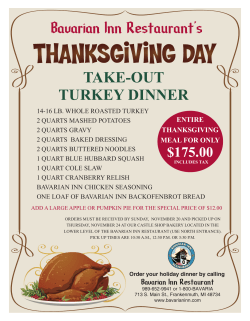 Bavarian Inn Restaurant`s TAKE