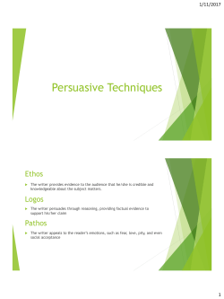 Persuasive Techniques