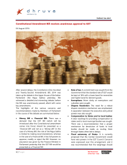 Constitutional Amendment Bill receives unanimous approval to GST