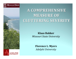 a comprehensive measure of cluttering severity